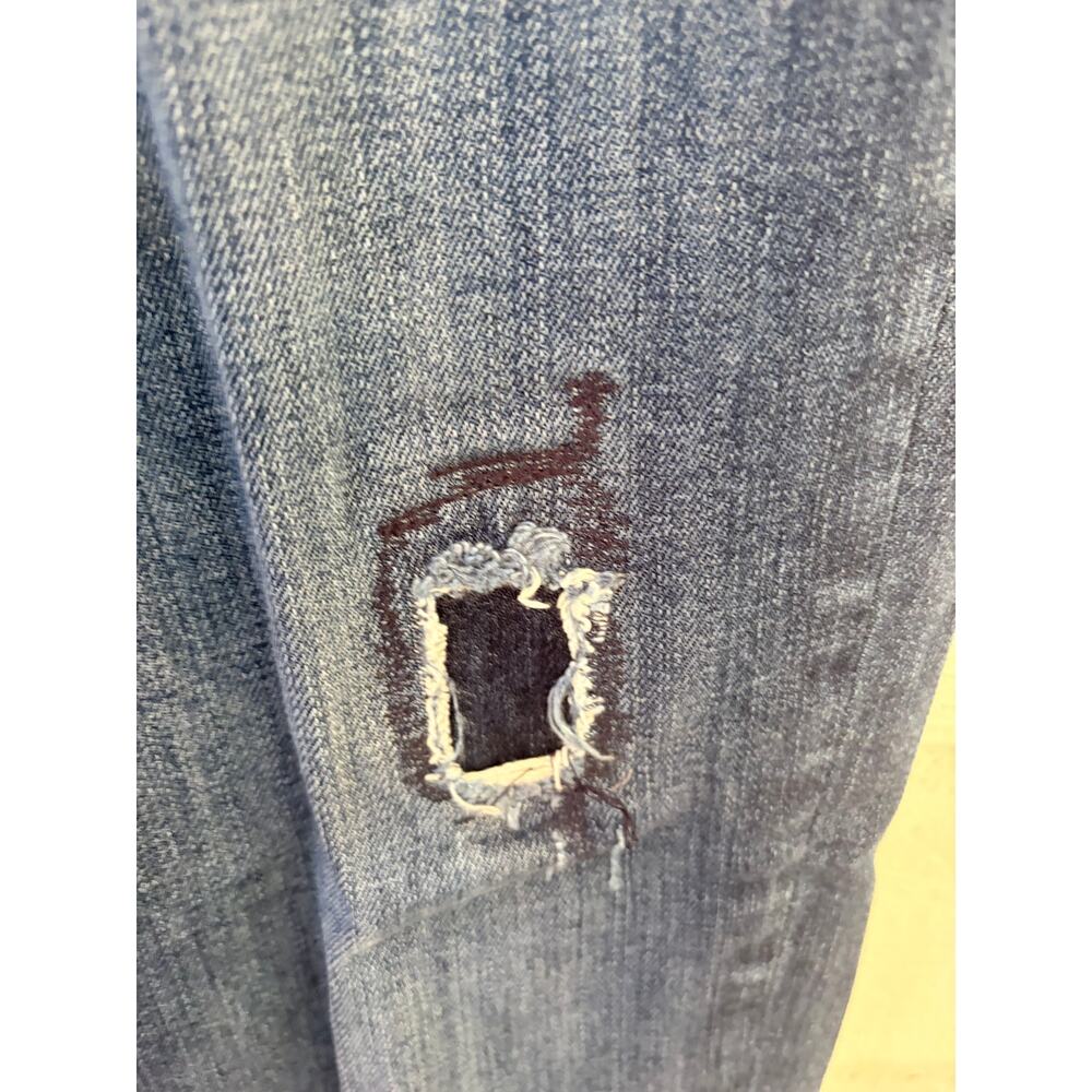 Kut From The Kloth Diana Skinny Jeans Size 6 Dark Wash Distressed Stretch - Picture 8 of 12